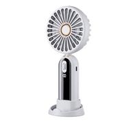 Handheld Fan Portable Handheld USB Rechargeable Fans with Multi Speeds Mini Foldable Motors Powerful Desk Fan for Bedside Bedroom Office Car Home Accessories