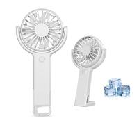 HandHeld Fan Rechargeable, Portable Mini Fan Handheld, 5 Speeds, 180°Rotatable Head, Electric USB Small Hand Held Fans, Powerful Personal Fan for Outdoor Office Travel Camping School Home Makeup