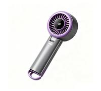 Handheld Fan with LED Display Foldable Rechargeable Mini Cooling Personal Handy Fan Pocket Fans Cute Design Battery Powered Desktop Lightweight for Outdoor Office Travel Camping Home Summer