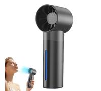 Handheld fan with spray function, portable hand fan with spray mist, 5 fan levels with digital display for hiking and camping, suitable for women, men, teenagers, adults and