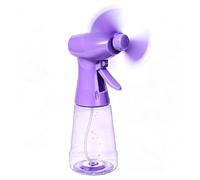 Handheld Fan with Water Mist Spray, Mini Portable Fan with Mist, Battery Operated Hand Held Cooling Water Spray Fans Bottle, Quiet Cooling Mists Fans Waters Mister Sprays Bottle, for Home Outdoor