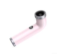 Handheld Fan without Blades with High Speed Turbine, Adjustable Neck and Quiet Operation, Portable ABS Cooling Device for Office, Travel and Children, Modern Design (Pink)