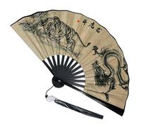 Handheld Fans for Women - 8 Inch Chinese Style Folding Hand Fan | Vintage Japanese Floral Chinese Fan | Stylish Handheld Folding Fan with Patterns for Weddings, fi