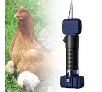 Handheld Feather Plucking Machine, Waterproof Electric Poultry Plucker, Charge/Plug Dual-Purpose and Adjustable Cone Head for Chicken, Duck, Goose, Bird, Turkey