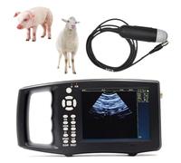 Handheld Fetal Scanner ultrasound Machine,Veterinary Pregnancy Ultrasound Machinewith 3.5Mhz Convex Waterproof Probe for Shepherd Dog Cat and Pig - Can Estimate Number of Fetuses, Fetal Heartbeat