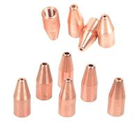 Handheld Fiber Laser Welder Nozzle, M5 Single Wire Guide Tip, 10-Pack Copper Alloy Welding Nozzles for Stable Feeding, Heat and Spatter Resistant 10 pcs 1.2mm