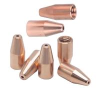 Handheld Fiber Laser Welding Torch Nozzle, M5 Single Wire Guide Type, 10-Pack Copper Alloy Tips, for Accurate Wire Placement & Spatter Reduction 10 pcs 1.8mm