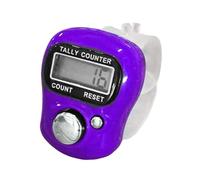 Handheld Finger Clicker, Electronic Ticker Counter, 2x1 Inches Small Clicker with Build, Finger Counter Ring, Clickers Tool with Compact Design, Sports Accessory for Golf and Swimming