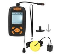 Handheld Fish Finder with LCD Di, Portable Fish Depth Finder, Sonar r for at Lake Fishing, Housing with 25ft Detector Cord, 328ft Depth Range