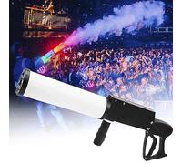 Handheld Fog Machine, LED CO2 Cannon Gun RGB Jet Machine, Carbon Dioxide Gas Column Gun for Stage Effect Wedding Party DJ Bar Fun