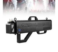Handheld Fog Machine Smoke Cannon,Fog Gun1500W with Lights, Strip,for Parties, Halloween, DJ Events, and Stage Performances(Black)