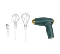 Handheld Food Mixer 400W Copper Motor Dishwasher Safe(Dark green) | 5 settings, for turbo for boost button, prevents splashing, for ideal for beginners, precise control