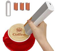 Handheld Food Printer - Portable Coffee Printer with Bluetooth App, 300dpi High-Precision Printing for Cakes, Macarons & Cookies