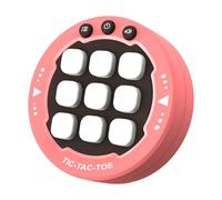 Handheld Game - Connect 3 Classic Strategy Board for Thinking Training | Abs + Electronic Components with Light-Up Grid, Learning Toy for Kids Travel Educational Brain Activity 2.87x0.98 Inches