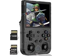 Handheld Game Console - Built-in 4452 Games, 64GB Card, Dual OS Android 11 + Linux, 5G WiFi, Bluetooth, HDMI for Online Gaming and Streaming