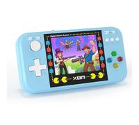 Handheld Game Console, Portable Video Game Console with 500 Retro Games, AV Output Old School Systems Plug & Play Video Games for Kids & Adults (Doubles Gaming)