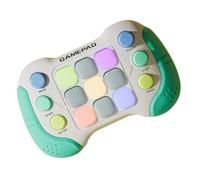 Handheld Game Console Press Push Puzzle For Kids Engaging Press Stress Relief Birthday Travel Friendly Gaming Console Family Game