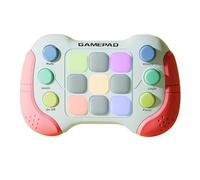 Handheld Game Console Press Push Puzzle For Kids Engaging Press Stress Relief Birthday Travel Friendly Game Console Puzzle Toy For Kids
