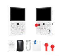 Handheld Game Console With 3.5-inch HD Display, Built-in WiFi, Retro Gaming Experience With Vibration Function For Travel(white)
