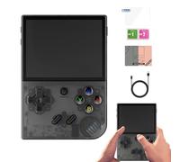 Handheld Games Console - Retro Video Player, Portable Arcade Device, Kids gaminges System, Mini Electronic Toy, IPS Display Screen | Builtin 216 Classics Featuring Rechargeable Battery White Black