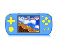 Handheld Games Consoles for Kids Preloaded 218 Retro Video Games, Blue | Rechargeable Battery 3.0" LCD Screen Portable Video Gaming Player, Mini Travel Games Toy Gifts for Boys Girls Ages 4-13