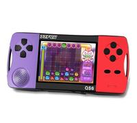 Handheld Games for Kids with 3.2" IPS Large Screen Built-in 216 Retro Video Games Portable Gaming Player with Rechargeable Battery Mini Arcade Electronic Toy Gifts for Boys Girls (Purple+Red)