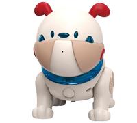 Handheld Games for Toddlers Age 2-3 Children's Sensitive Interactive Mechanical Dog Music Dance Recording Reread Remote Control Toy Dog Alphabet Board Games (Blue, 11x17x16. 5cm)