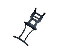 Handheld Gaming Console Stand with Upright Frame, Black | Integrated 3D-Printed, Wide Curved Base, Upright Position for Bed and Sofa Gaming and Desktop Display