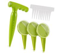 Handheld Garden Seeder Sower Planter with 5 Dials Settings Seeding Dispenser Tool for Small Flower Vegetable Seeding Handheld Garden Seeder Sower
