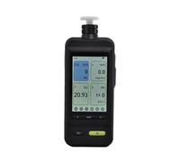 Handheld Gas Detector, Co2 Gas Analyzer Rechargeable LCD Display Sound Light Shock Air Quality Tester High Sensitivity For Lab