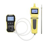 Handheld Gas Detector With Pump O2 H2S CO LEL 4 In 1 Multi Gas Leak Monitor With LCD Display For Work & Home High Sensitivity For Lab(With Pump)