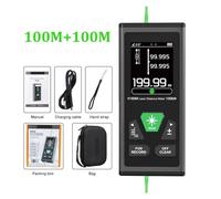 Handheld GPS for Surveying 2 Way Measure Meter Ranfinder Green Distance Meter Mini Digital Ran Finder 60M 100M(DG100)