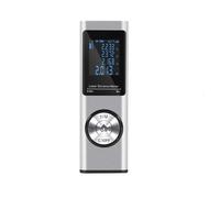 Handheld GPS for Surveying 40M/60M Smart Digital Distance Meter Ran Portable Ranfinder Ran Finder Mini Handheld Distance Measuring Tool Meter(Silver,60m)
