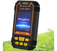 Handheld GPS Survey Equipment,GPS Land Meter, Record Historical Data and Figure Track, Rechargeable High Accuracy Real-time Navigation,Black