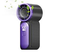 Handheld Handheld Personal Fan - 100 Speed Ventilation with Digital Display for Women Men Outdoor Concert Hiking Travel