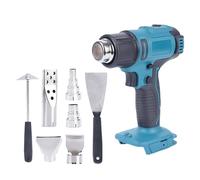 Handheld Heat Gun Electric Rechargeable Temperature Adjustable for Soldering PVC Welding Forming for 18V Battery Fast Heating