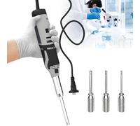 Handheld High-Speed Homogeniser | Lab Cell Tissue Homogeniser | 6-Speed Adjustable, with 6mm, 8mm, 10mm Working Heads | Emulsifier Disperser Cell Disruptor Mixer | For Food, Medicine, Cosmetic