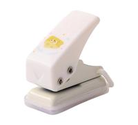 Handheld Hole Punches 1 / 4Inch Single Hole Puncher 6 Sheets Capacity for Cardstock Paper Photo Picture Scrapbooking Transportable Paper Hit