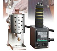 Handheld Hot Melt Glue Dispenser, Digital Temperature Control 50-220℃, Ideal for Leather, Carton, Album, DIY Crafts, 50ML-10mm Adhesive Capacity