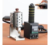 Handheld Hot Melt Glue Dispenser, Temperature Control 50-220℃, Digital Display, Ideal for Leather, Carton, and Album Projects, 50ML Adhesive Capacity