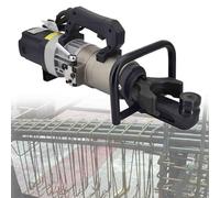 Handheld Hydraulic Rebar Bender, Electric Steel Bar Bending Machine 8-36mm, 90-135° Adjustable Bending Angle for Construction