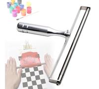 Handheld Ink Scraping Tool - Stainless Steel Wet Film Applicator for Coatings and Varnishes - Professional Quality, Easy to Use
