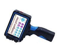 Handheld Inkjet Code Printer with 5 Inch LED Touch Screen, Printing Height 2-12.7mm, Intelligent Inkjet Coding Machine for Label Barcode Variable Data (Support 14 Languages & Handwriting Function)