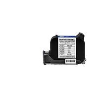 Handheld Inkjet Printer, 12.7mm Multi-language Mini Intelligent Inkjet Printer Micro Logo Printer Food Packaging Bag Inkjet Printers Printer for Label/Production Date/Barcode/QR Code(Black quick dryin