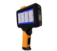 Handheld Inkjet Printer, 12.7mm Quick Drying Inkjet Coder with 4.3 Inch HD LED Portable Handheld Printer Printing Height 0.08-0.5 for Numbers QR Codes Barcodes