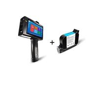 Handheld Inkjet Printer, 25.4mm Intelligent Handheld Inkjet Printer Is Portable, Can Print Logo, Barcode, 2D Code, Etc., Easy To Operate. ,for Date Barcode Batch Number Logo QR Code(Printer 1 white in