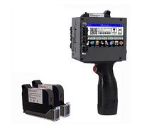 Handheld Inkjet Printer, 50.8mm Large Character Handheld Inkjet Printer, Encoding QR Code Logo, Fast Drying, Printable On Multiple Materials Printer for Label/Production Date/Barcode/QR Code