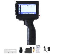 Handheld Inkjet Printer for Barcode, Label, Text, Logo, QR Code Printing, Quick Drying, 4.3 Inch Touch Screen, USB Compatible