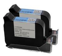 Handheld Inkjet Printer for Coding, Quick-Drying Ink Cartridge, 0.5 Inch Nozzle for Expiration Dates, Batch Numbers, QR Codes, Barcodes, Logos, and Text