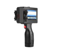 Handheld Inkjet Printer Gun 12.7mm With Fast-Drying Ink For Barcode Batch Number Logo Date Label Printer Non-encrypted Multi-format Printing(Non Cartridge)